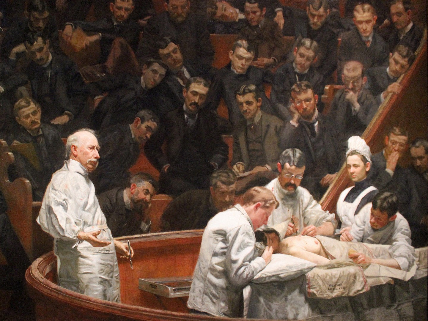 The Agnew Clinic, Thomas Eakins, 1889, oil on canvas